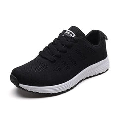 Casual Breathable Mesh Flat Sneakers for Women