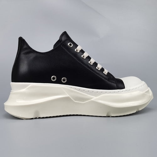 Round Toe White Sneakers for Men & Women