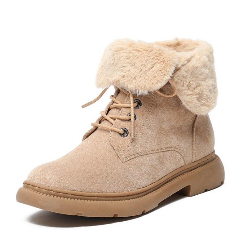 Suede Plush Boots for Women