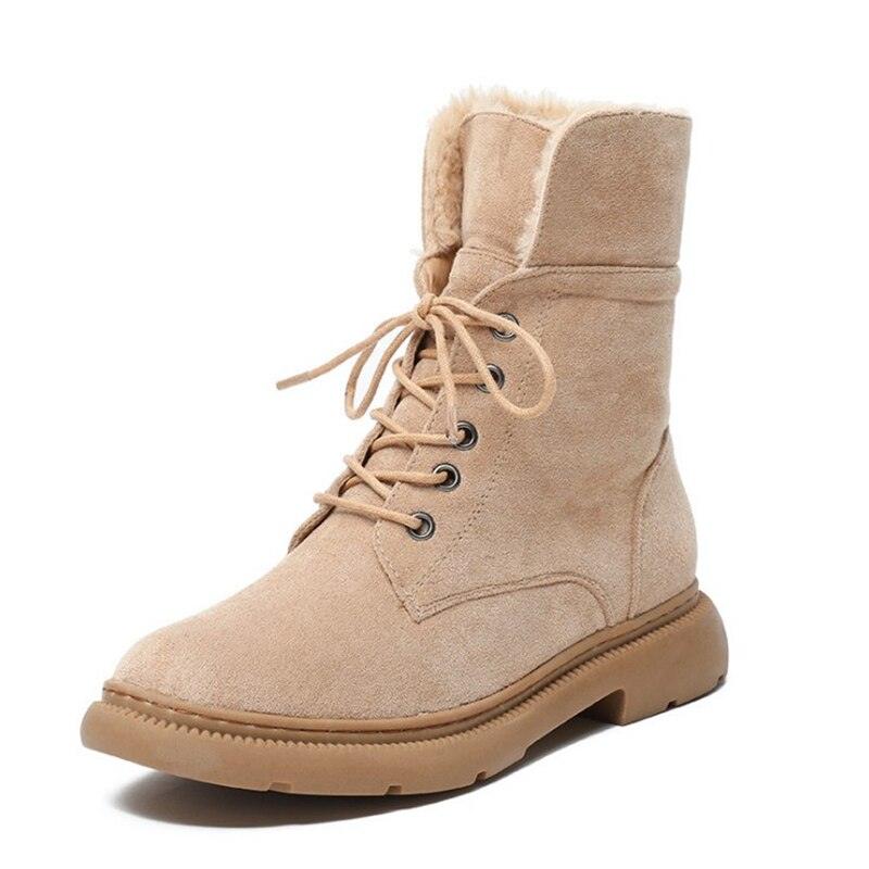 Suede Plush Boots for Women