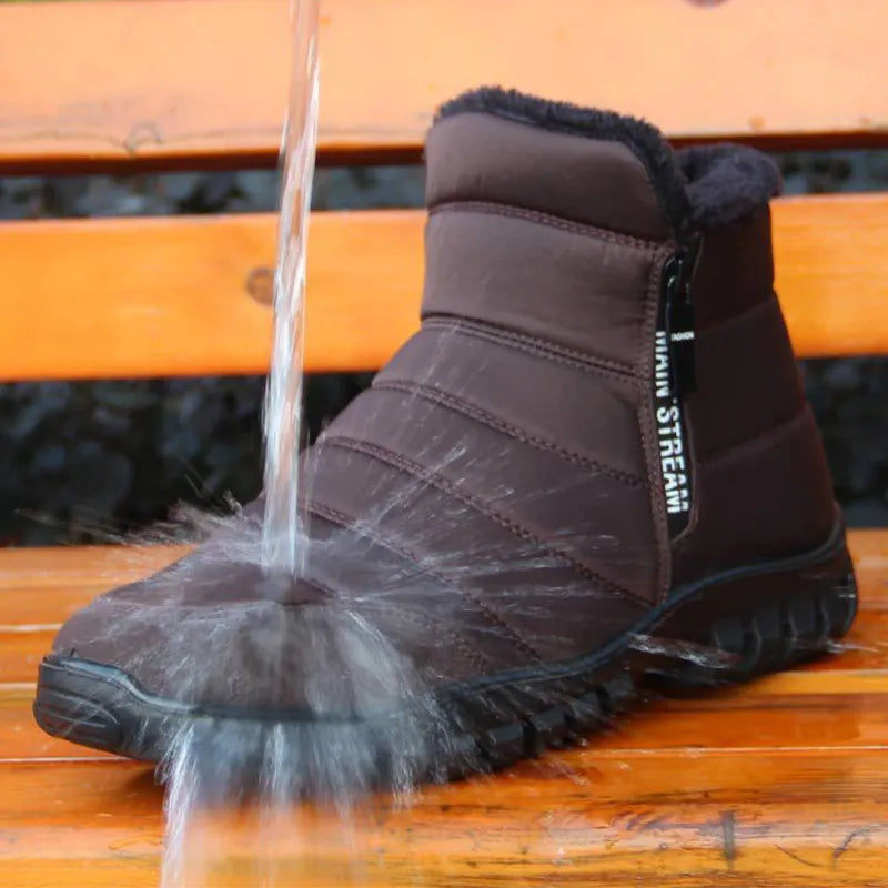 Rutschfeste, warme, wasserdichte Stiefeletten