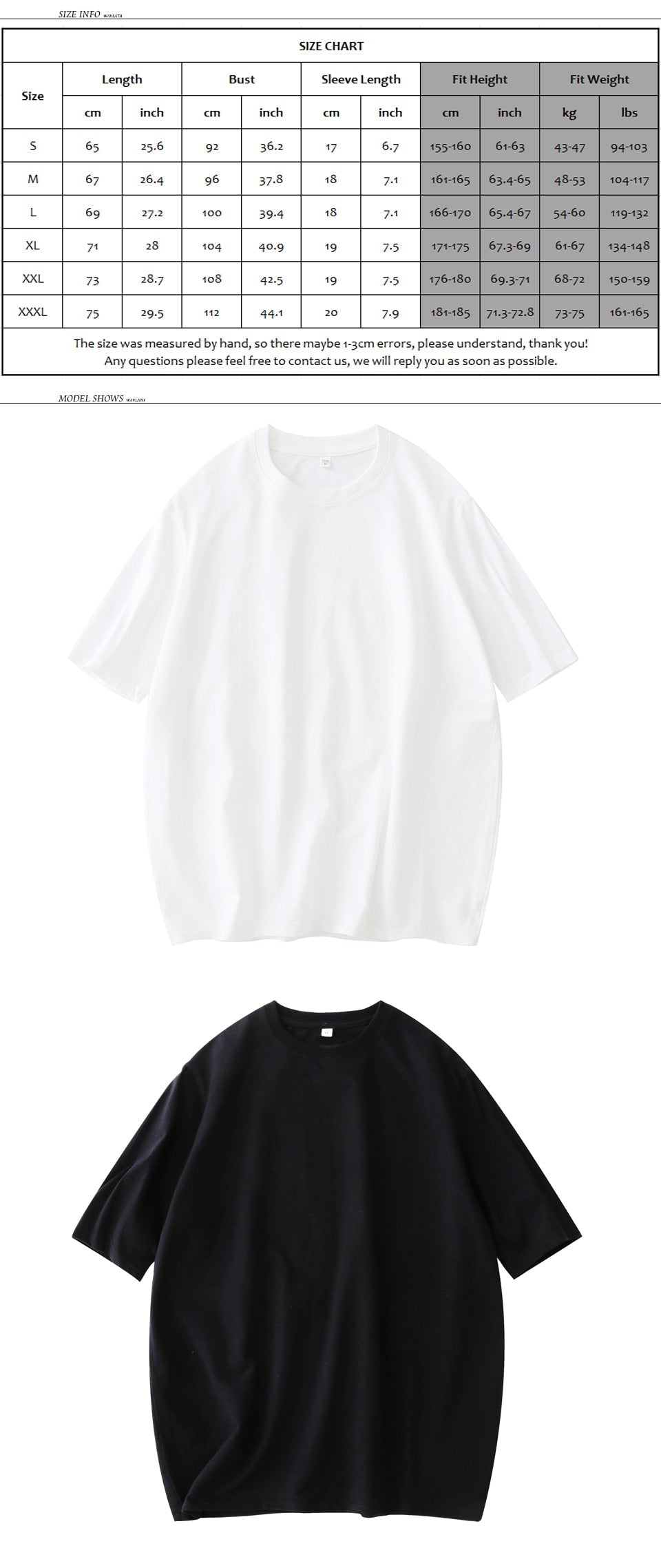 Camisetas de algodón suave para mujer