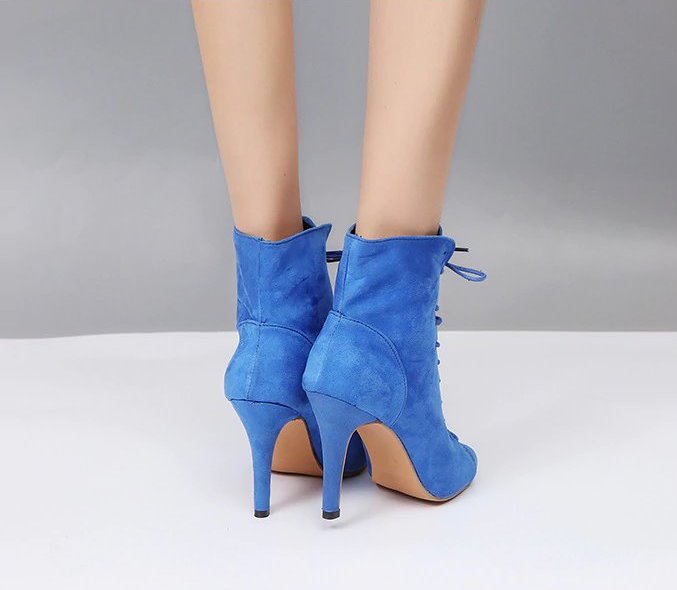 Peep-Toe High-Heeled Shoes