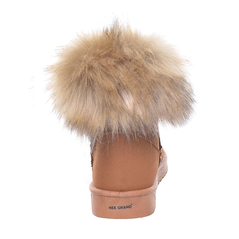 Warm Thick Fur Snow Ankle Boots