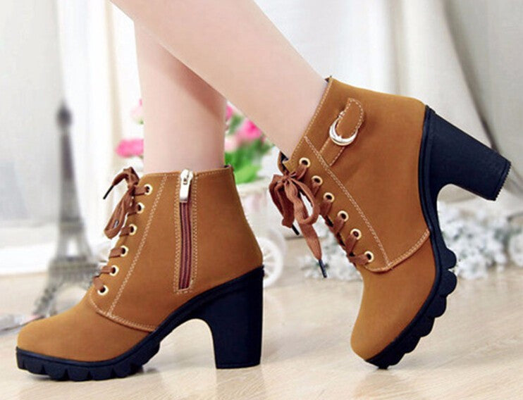 Casual High Heels Boots