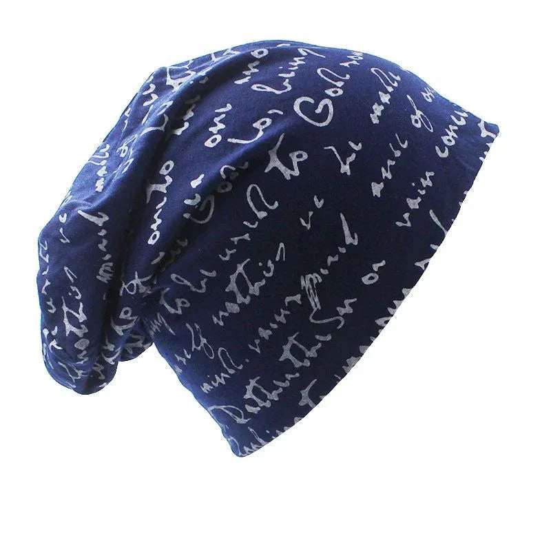 Gorro unisex con estampado de otoño e invierno