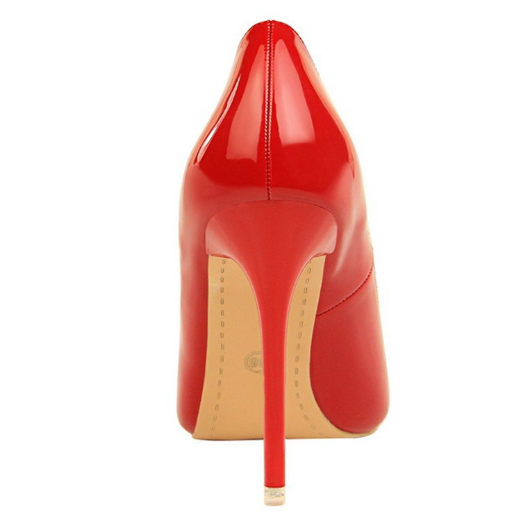 PU High-Heeled Basic Pumps