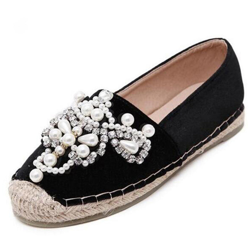 & Loafers With Pearl