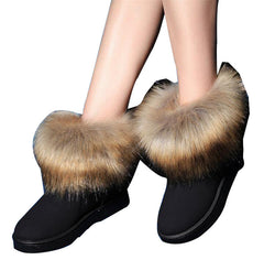 Warm Thick Fur Snow Ankle Boots