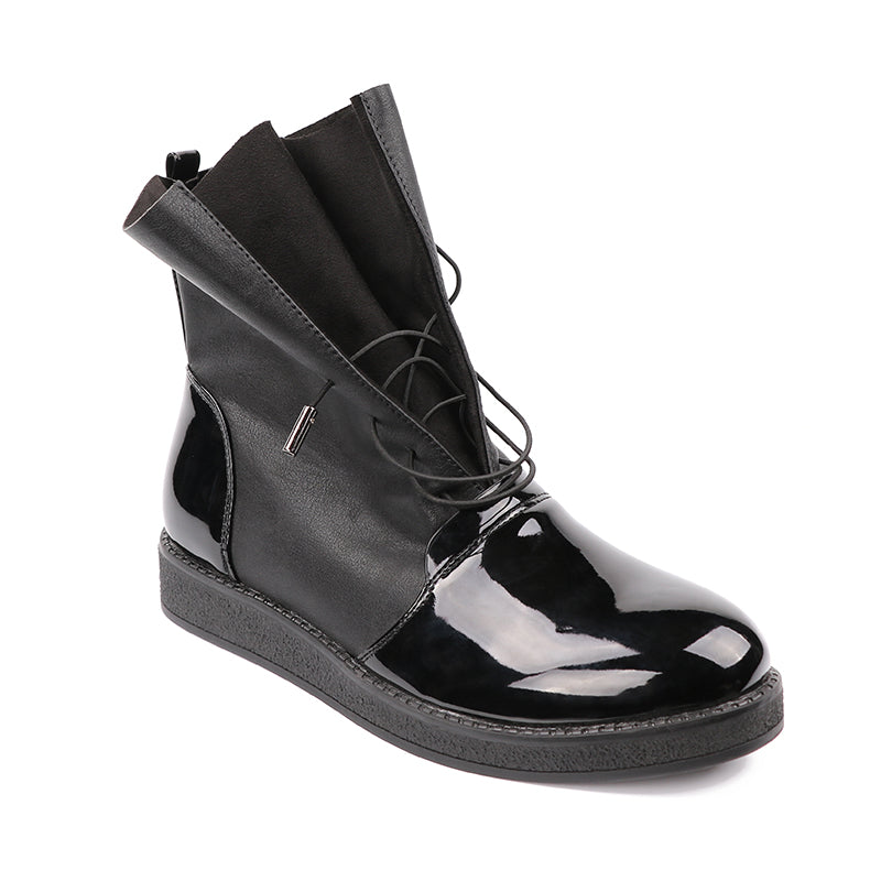 PU-Leather Platform Shoes