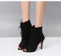 Peep-Toe High-Heeled Shoes