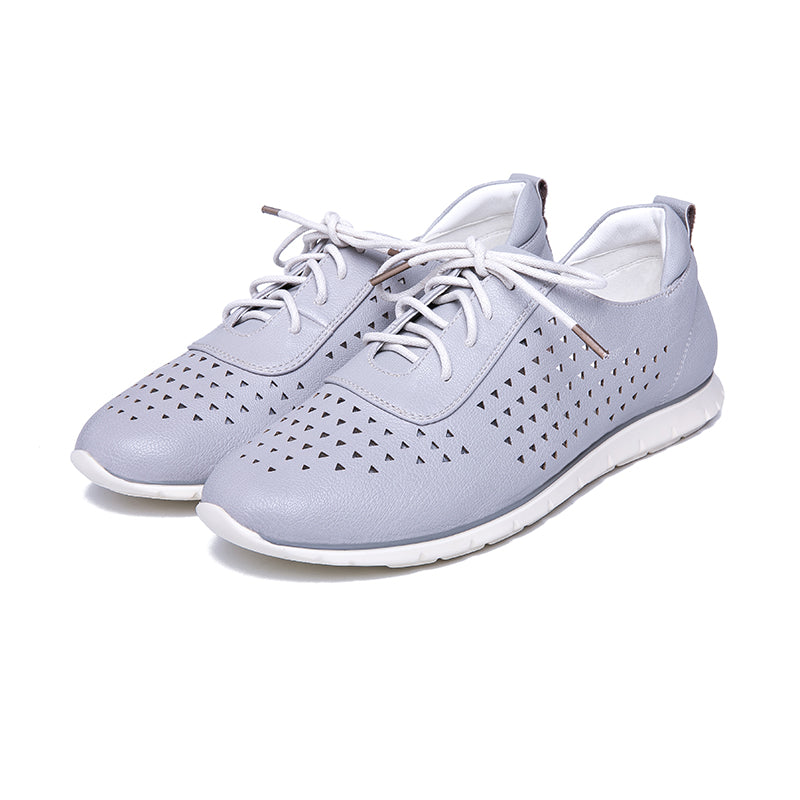 Zapatos Oxford transpirables con cordones 