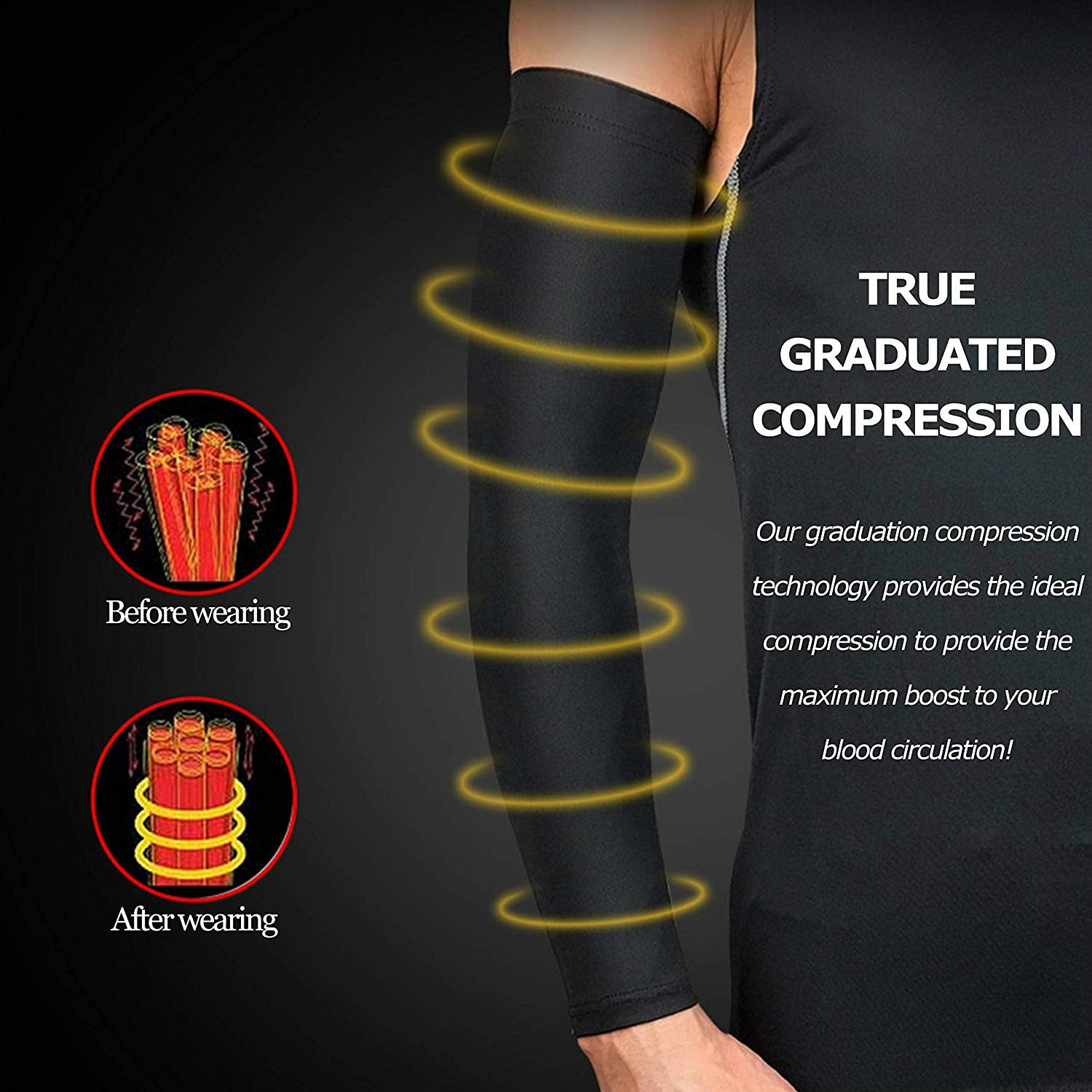 Breathable Arm Compression Sleeves