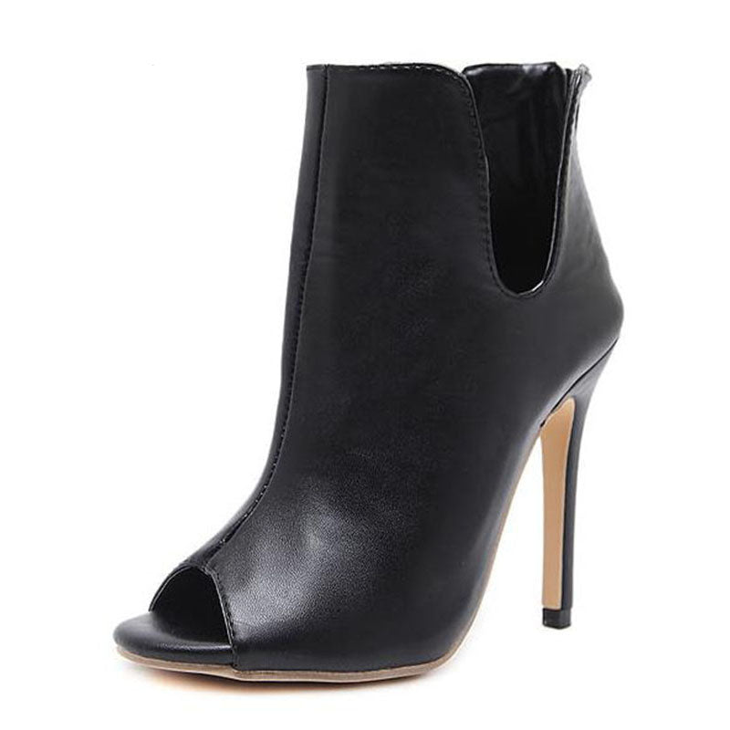 High-Heeled Chelsea Ankle Boots