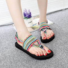 Flip-Flops aus Stoff