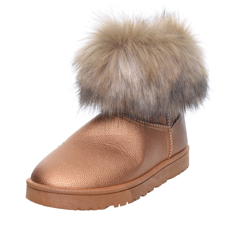 Warm Thick Fur Snow Ankle Boots