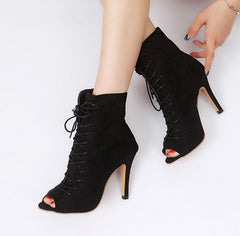 Peep-Toe High-Heeled Shoes