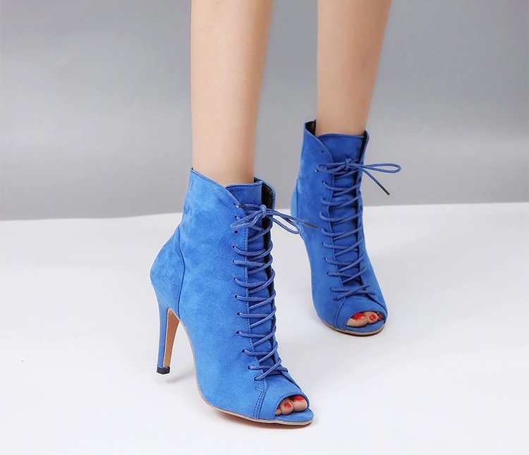 Peep-Toe High-Heeled Shoes