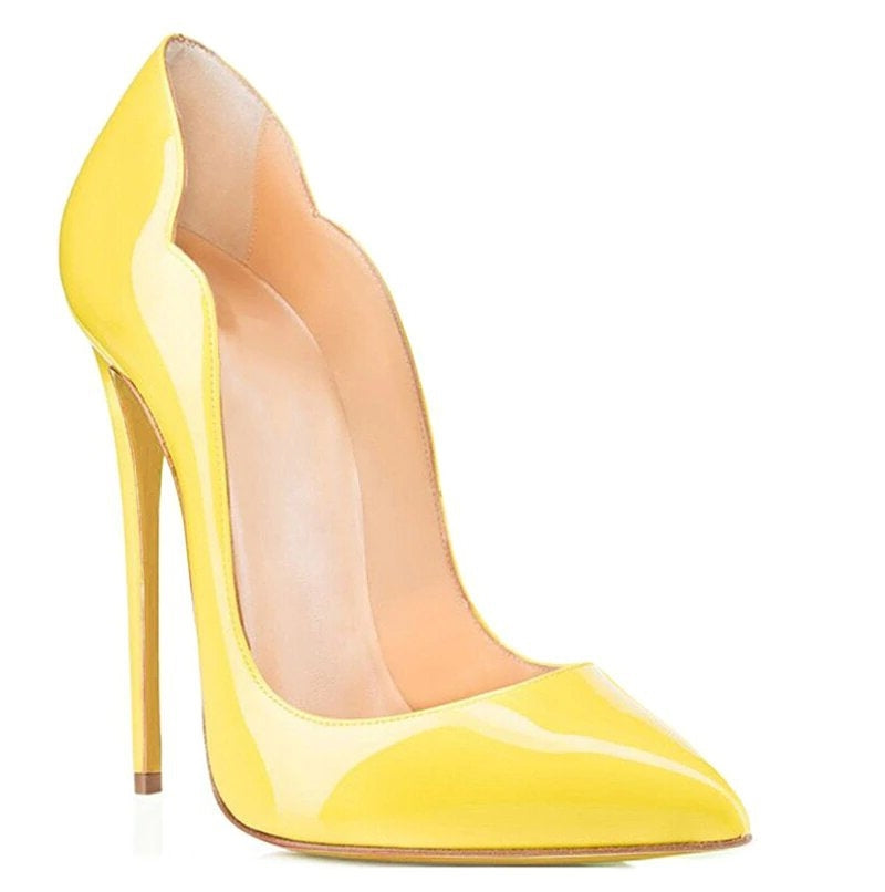 Basic PU Super High Heels Pumps 