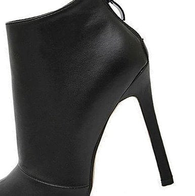 High-Heeled Ankle Boots