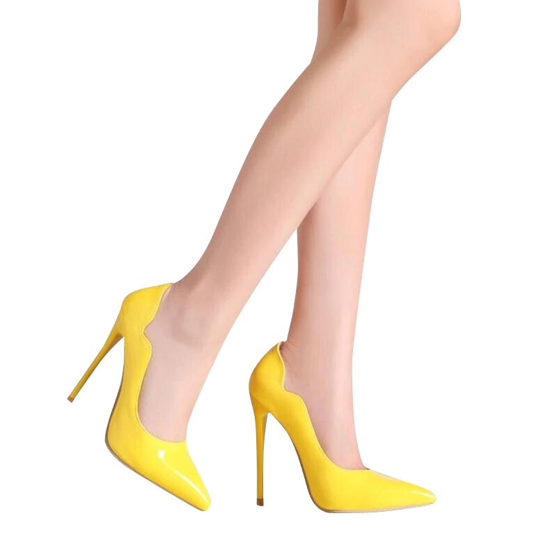 Basic PU Super High Heels Pumps 