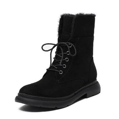 Suede Plush Boots for Women