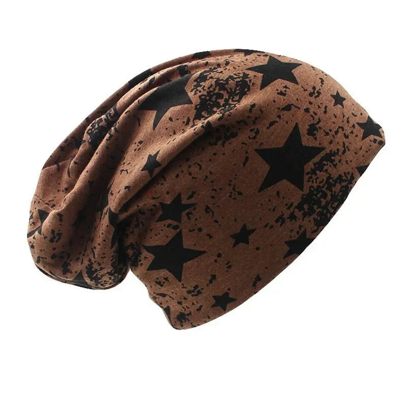 Gorro unisex con estampado de otoño e invierno