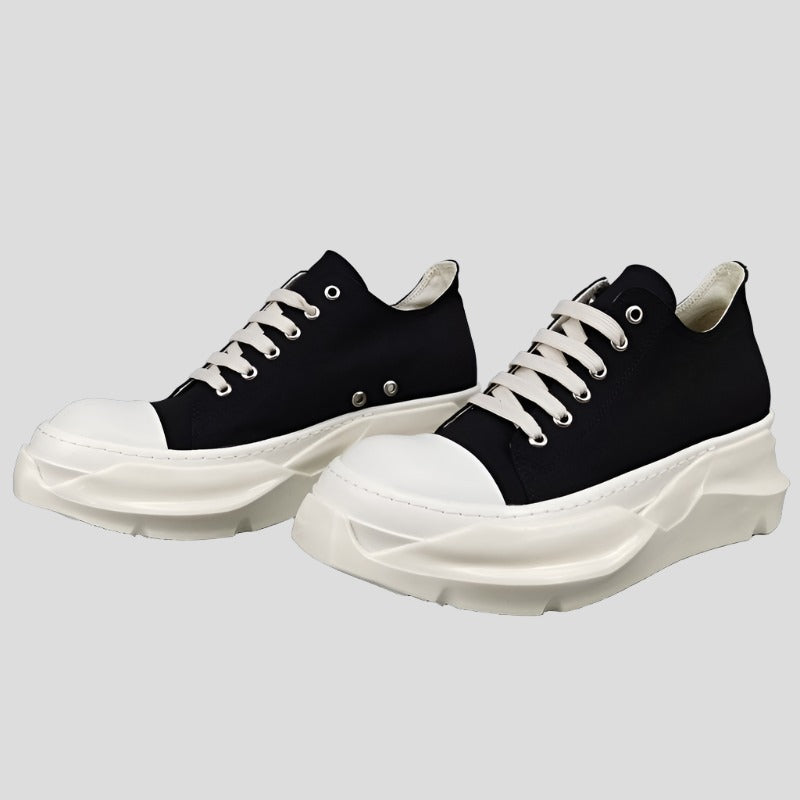 Round Toe White Sneakers for Men & Women