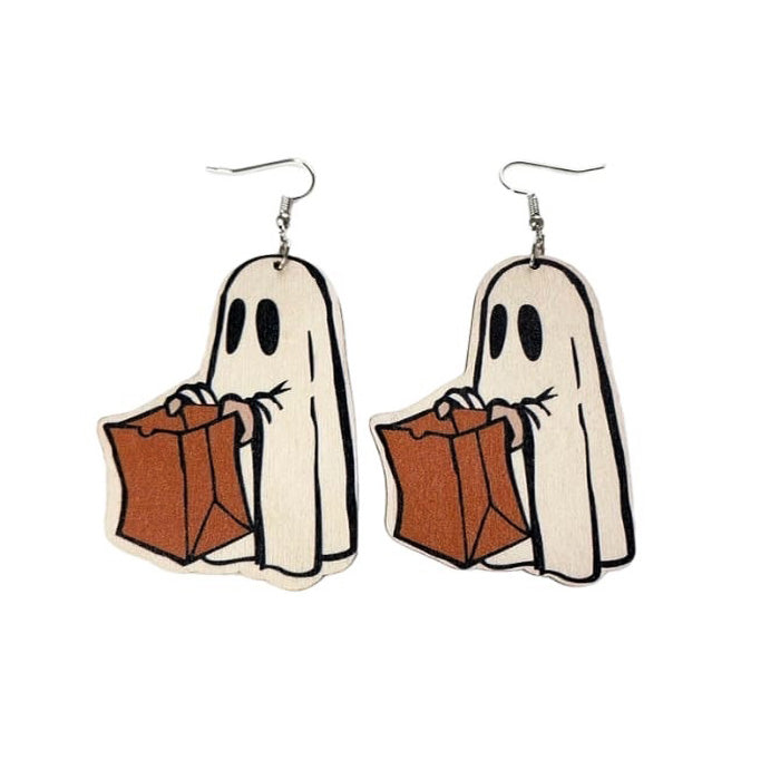 Pendientes de fantasma de Halloween