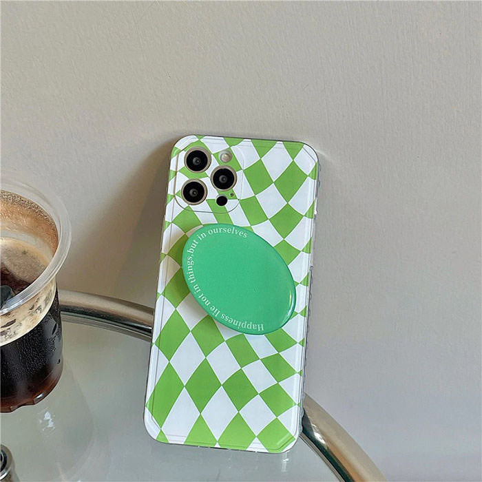 Funda para iPhone con comprobador de felicidad 