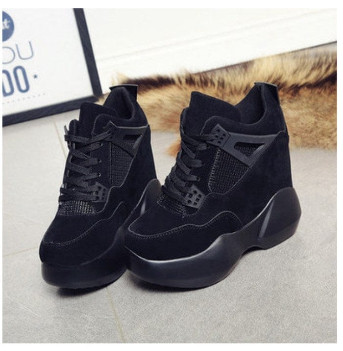 12cm Thick Sole Fashion Sneakers for Women