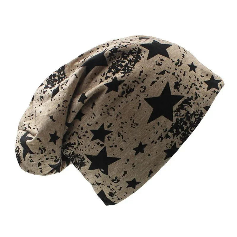 Gorro unisex con estampado de otoño e invierno