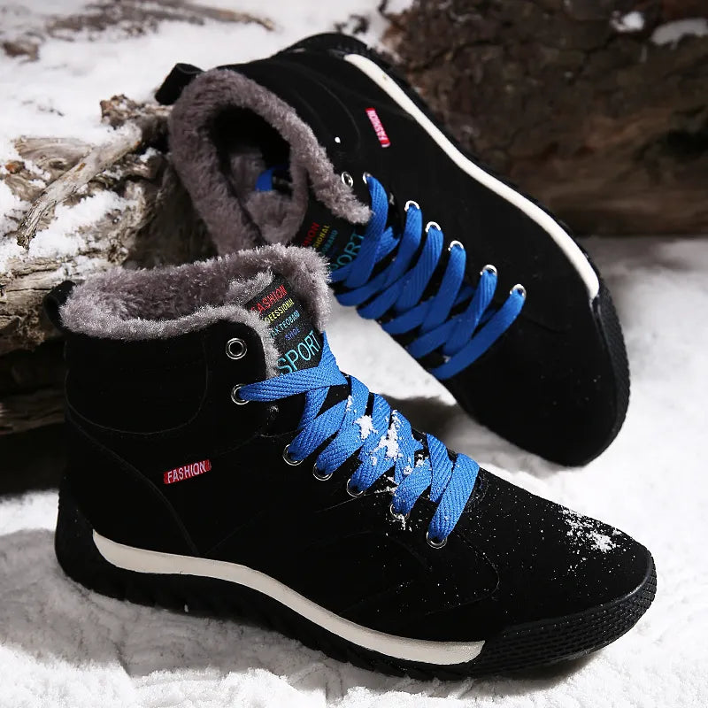 Gemütliche Winter Herren Schnee &amp; Wanderstiefel Plüsch, Rutschfest