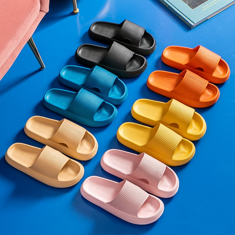 Unisex EVA Solid Summer Beach Slides