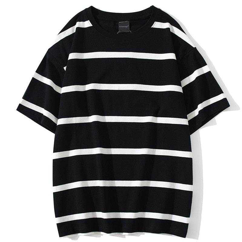 Striped Short Sleeve Shirt for Men