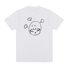 Camisetas unisex de manga corta con estampado de Yoshitomo Nara