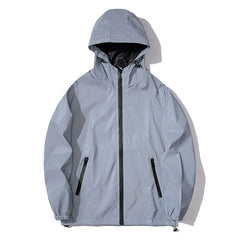 Men Reflective Windbreaker Jacket