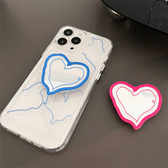 Funda para iPhone con diseño de corazón aplastado