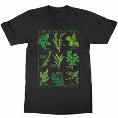 Camiseta de plantas herbáceas