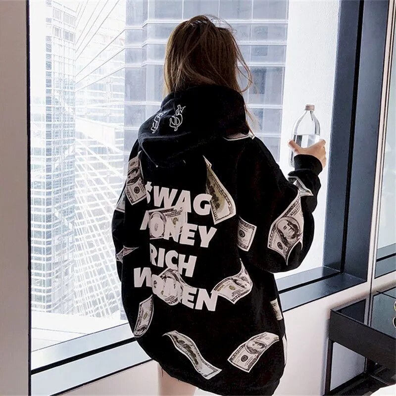 Swag Oversized Plush Women's Mid-Length Jacket