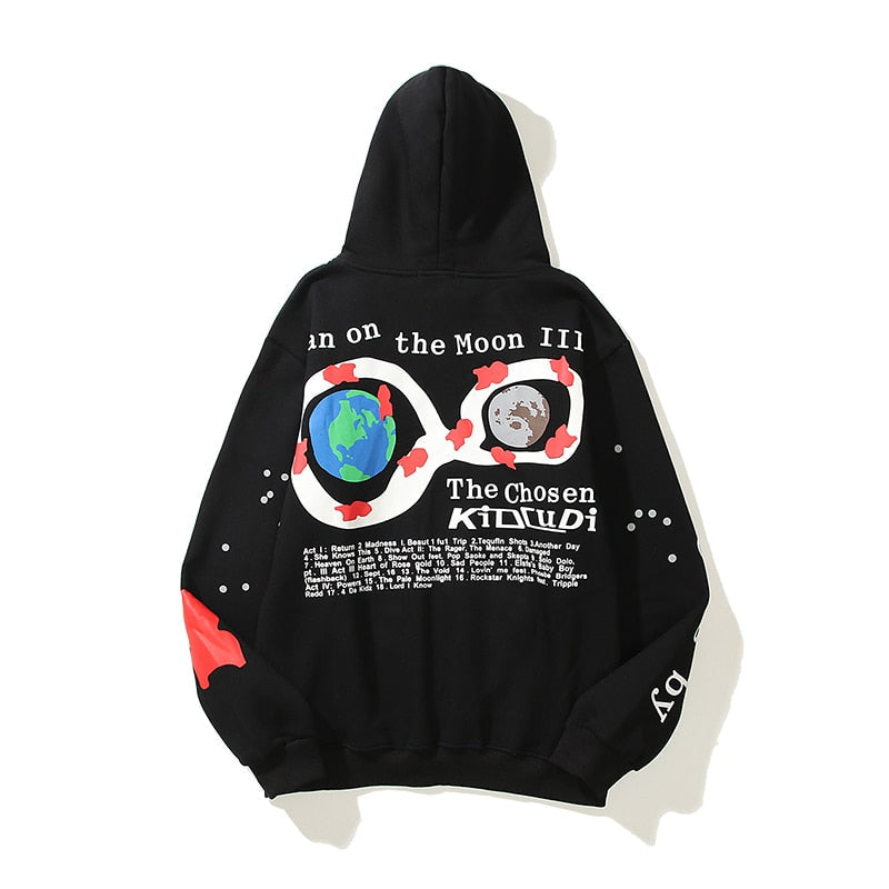 Unisex Retro Oversize Pullover Hoodies