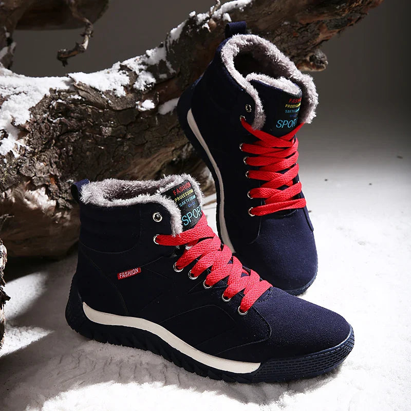 Gemütliche Winter Herren Schnee &amp; Wanderstiefel Plüsch, Rutschfest