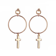 Holy Sinner Cross Earrings