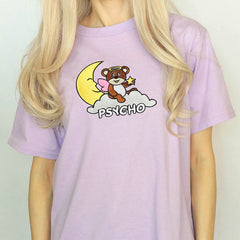 Psycho Bear T-Shirt, White S