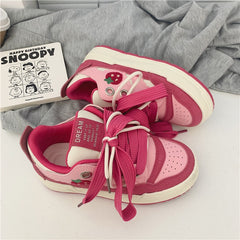 Pink Strawberry Sneakers