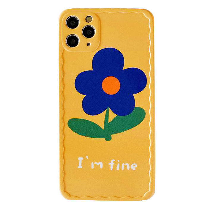 Mir geht es gut, Blume iPhone-Hülle