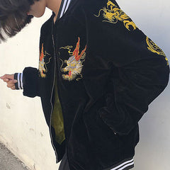 Japanese Dragon Bomber Jacket