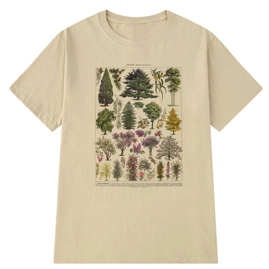 Camiseta gráfica extragrande Jardins