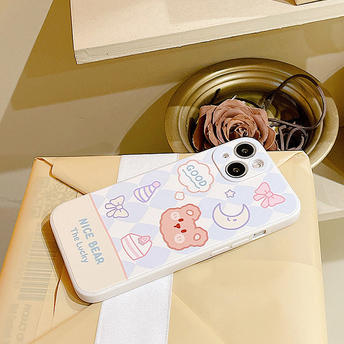 Funda para iPhone con estética kawaii