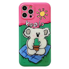 Funda para iPhone con diseño de koala